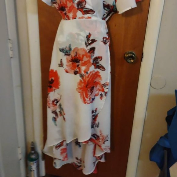 Peppermint, Maxi, High-Low Dress, Floral Pattern, L - Picture 3 of 6